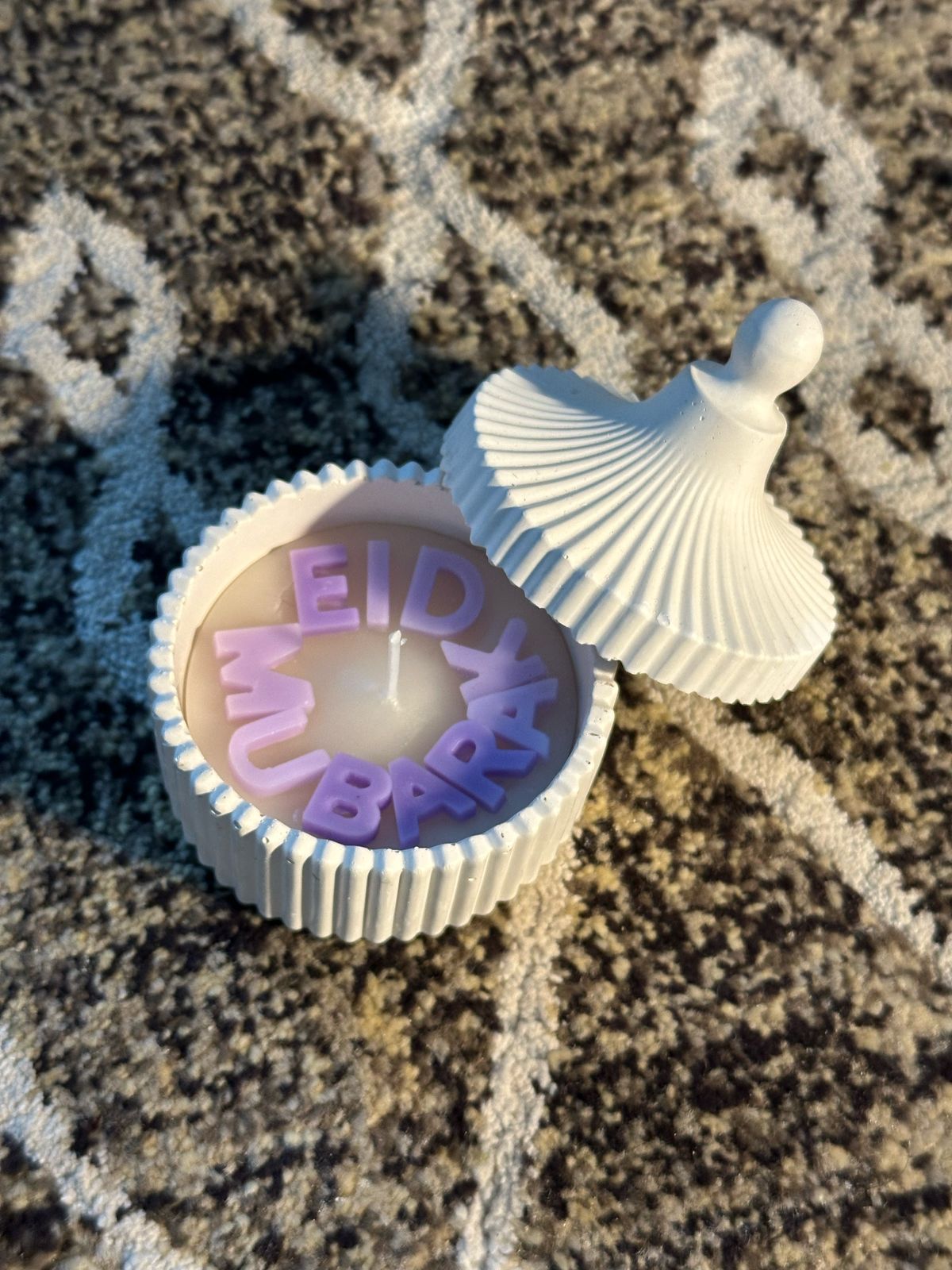 Eid mubarak candle