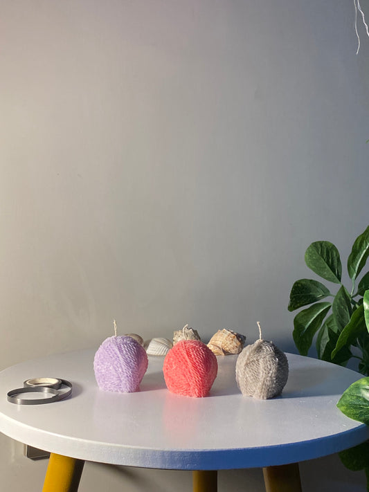 thread knot candle