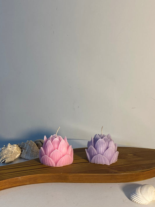 lotus flower candle